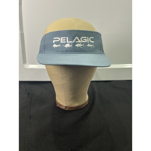 PELAGIC Light Blue Premium Visor one Size Fits All - Picture 1 of 8